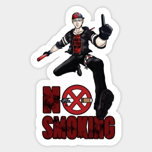 No Smoking Billy Sticker